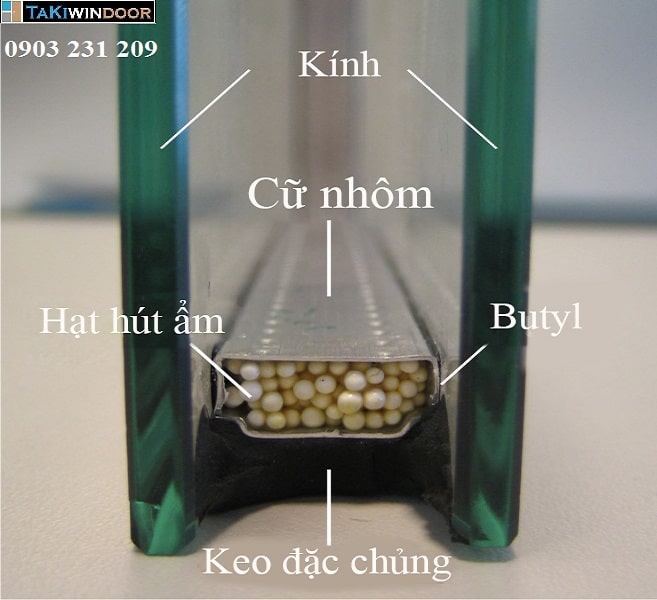 Cấu tạo kính hộp cách âm cách nhiệt