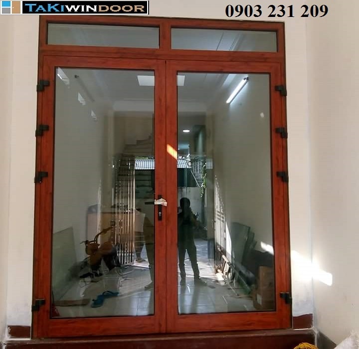 Cửa nhôm Xingfa 2 cánh có Fix trên
