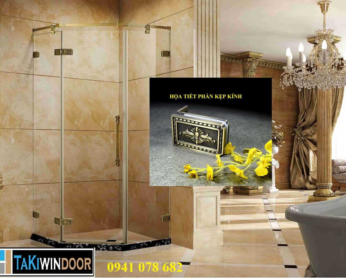 Bộ cabin phòng tắm kính đẳng cấp hoàng gia Zeus của Hiwin