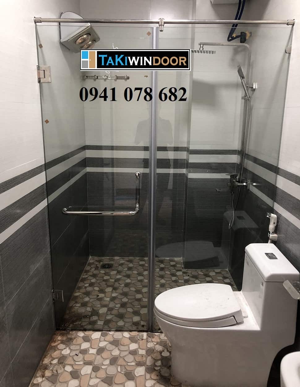 Thi công cabin phòng tắm kính cường lực giá rẻ tại Chương Mỹ