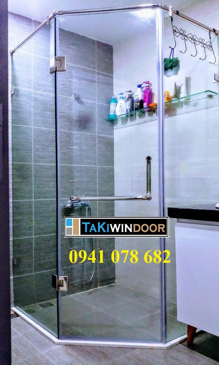 Thi công cabin phòng tắm kính cường lực tại Gia Lâm