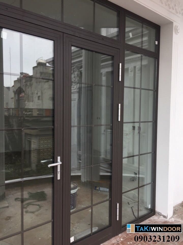 Thi công cửa nhôm kính hộp