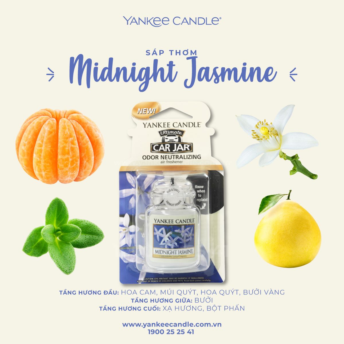 Sáp thơm xe Yankee Candle