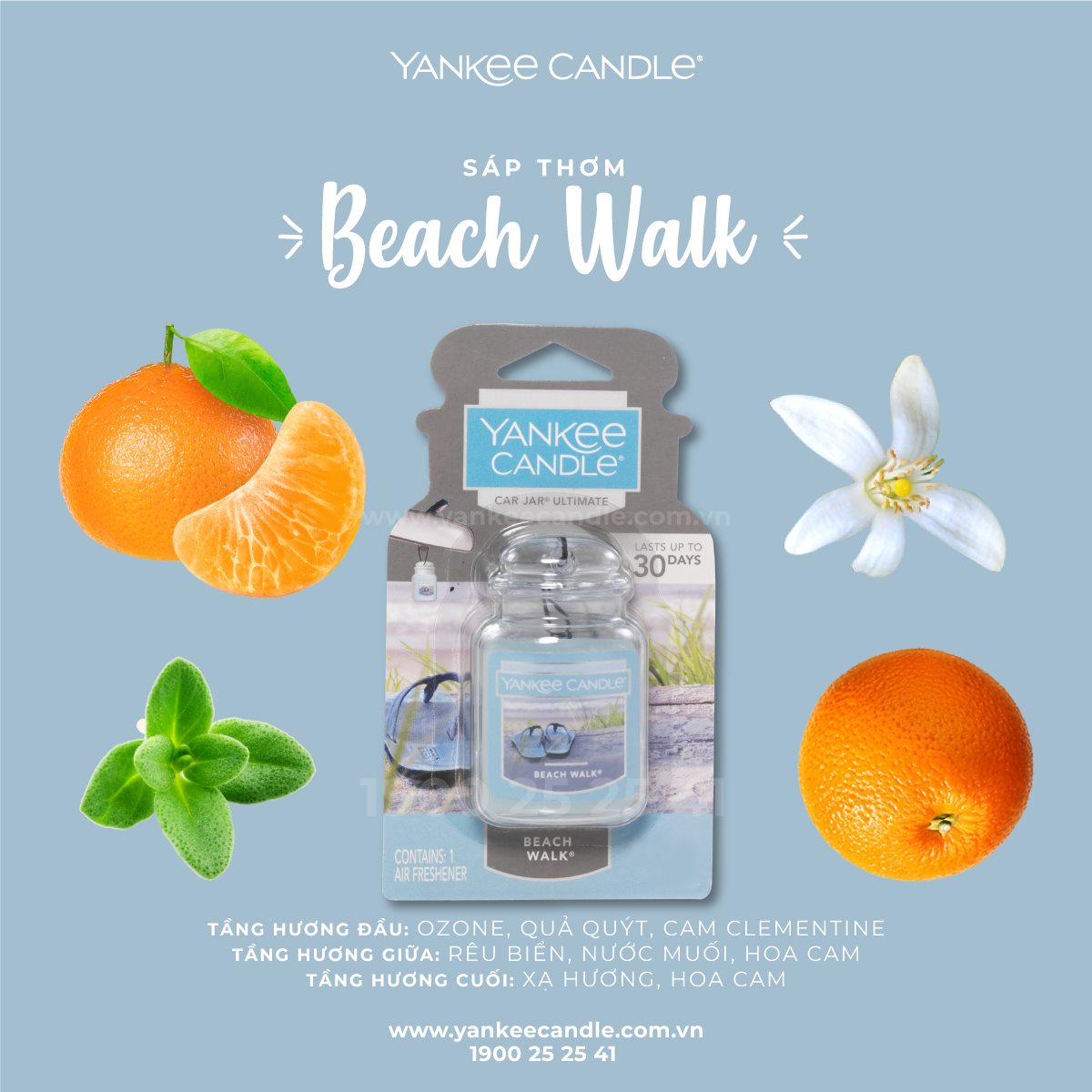 Sáp thơm xe Yankee Candle