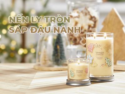 Nến ly tròn sáp đậu nành