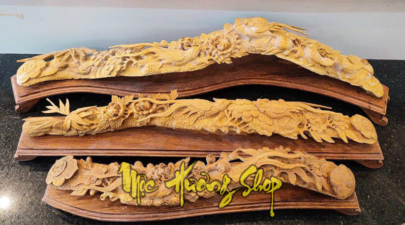 Tượng gỗ hoàng đàn tuyết