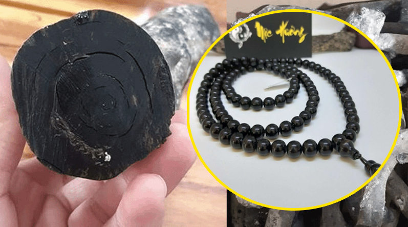 Vòng san hô đen 108 hạt tự nhiên