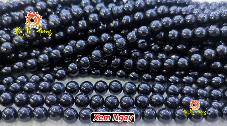Chuỗi tràng 108 hạt san hô đen tự nhiên