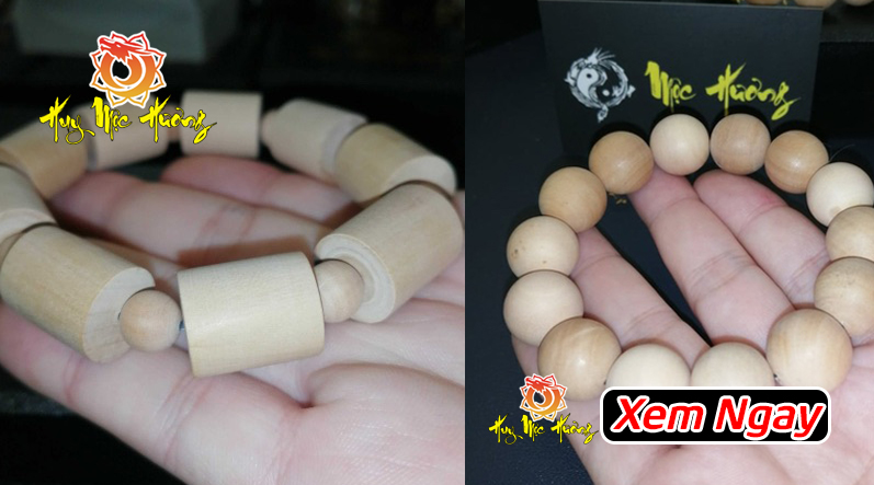 gỗ đàn hương - vòng tay gỗ đàn hương ấn độ chuẩn