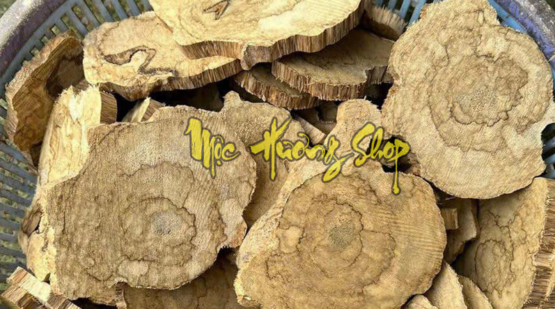 Gỗ trầm hương indo tốc quần vân đẹp