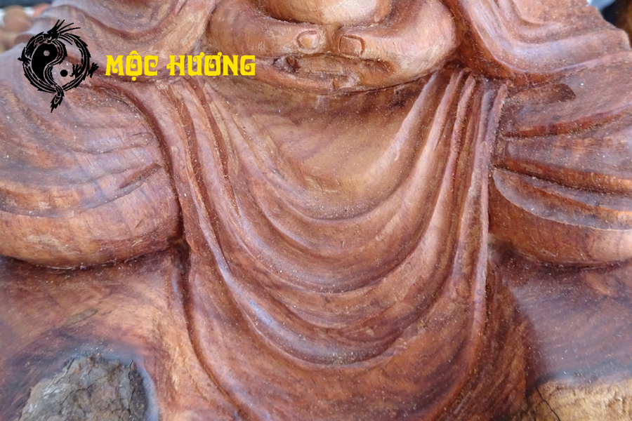 TƯỢNG ĐẠT MA KHẤT THỰC GỖ TRẮC ĐỎ