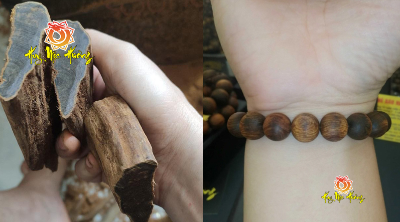 Vòng gỗ hoàng đàn chìm nước