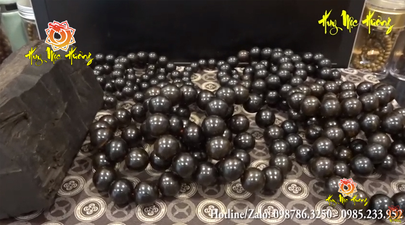 vòng tay gỗ mun sừng khánh hòa