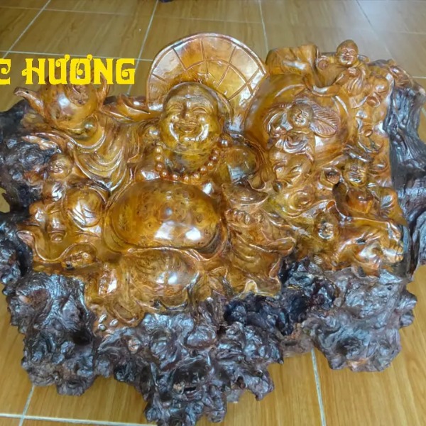 TƯỢNG DI LẶC GỖ NU HUYẾT LONG ĐẶC BIỆT