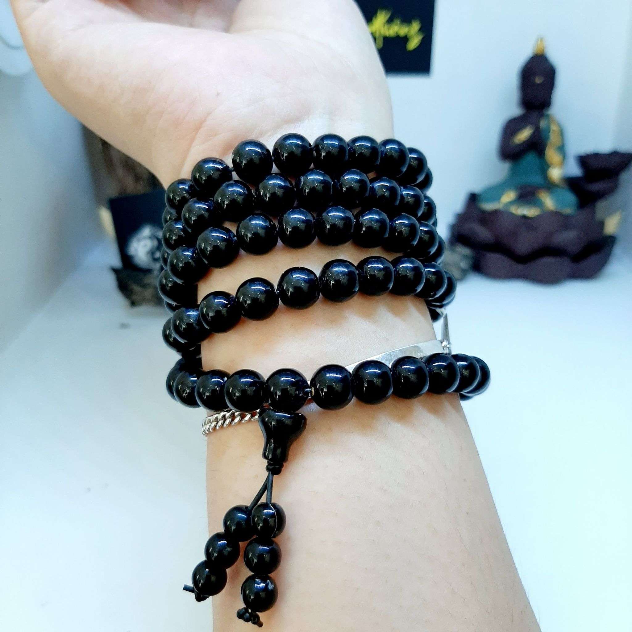 Chuỗi San Hô Đen Tự Nhiên 108 Hạt 8mm