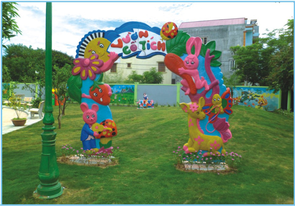 Cổng vườn cổ tích mầm non