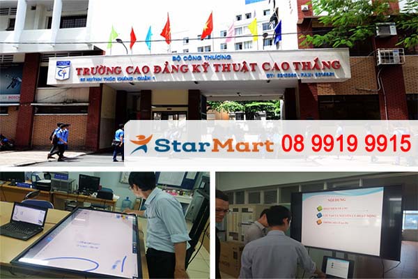 Giao hàng lắp đặt khung cảm ứng / bảng tương tác tận nơi