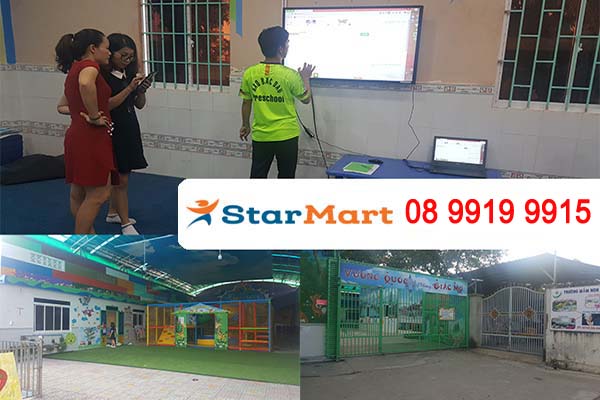 Giao hàng lắp đặt khung cảm ứng / bảng tương tác tận nơi