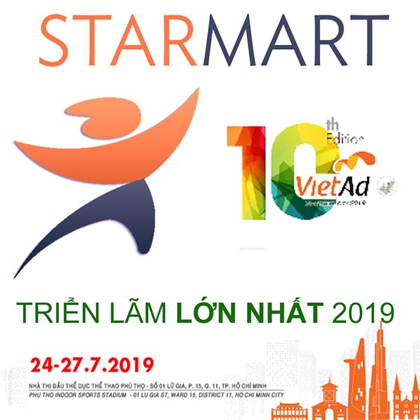 StarMart tiếp tục tham gia triển lãm Thiết bị & Công nghệ VietAd 2019