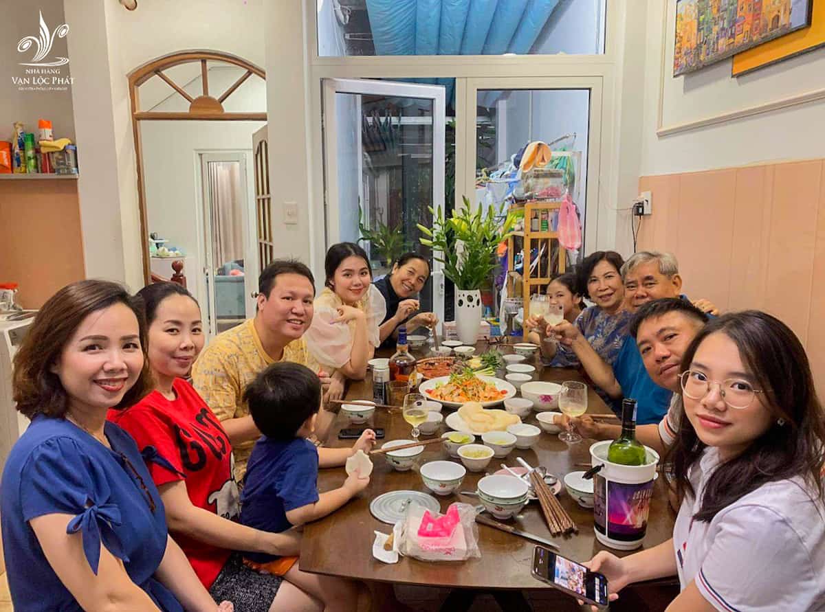 tiệc ngon tại nhà