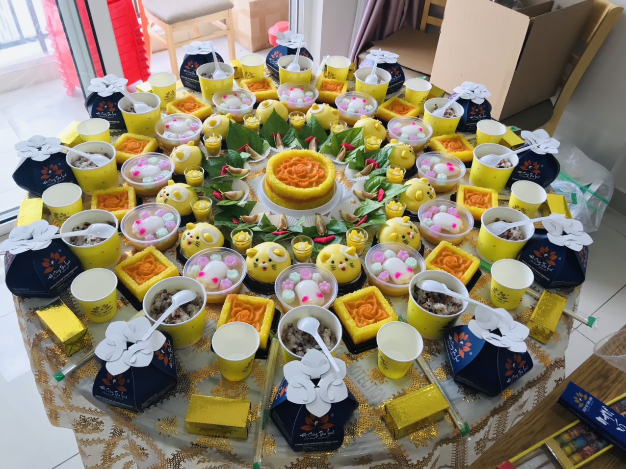 Mâm Cúng Chay Đầy Tháng Bé Trai Chỉ 1.800k