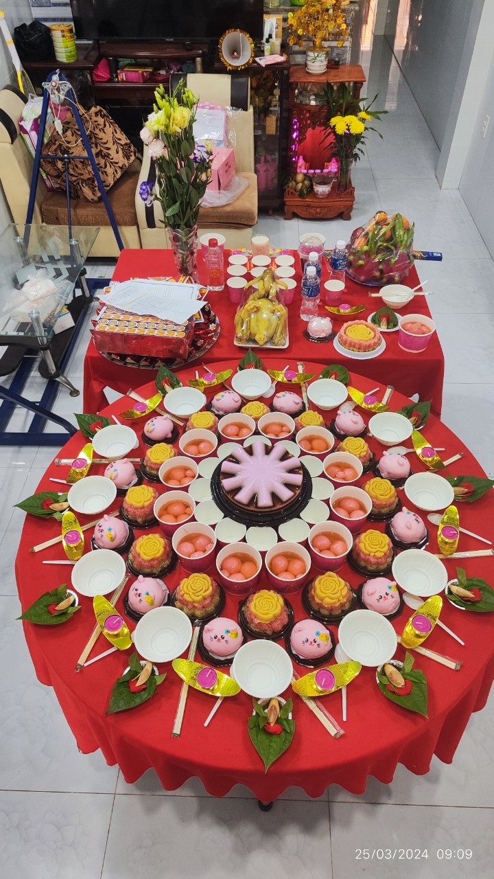 Mam cúng đầy tháng Bé Trai Bé Gái