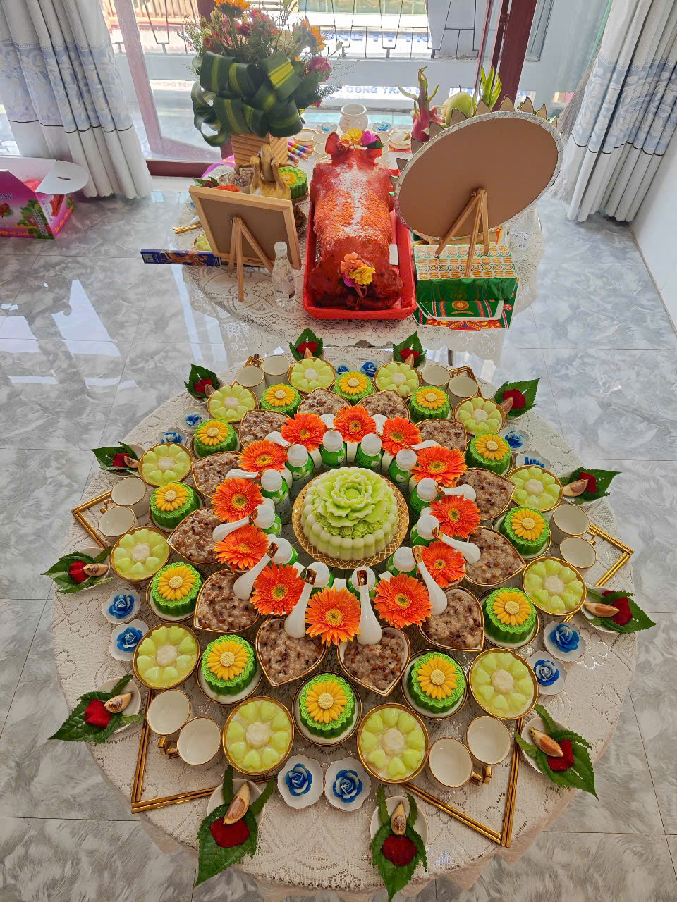 Mâm Cúng Đầy Tháng Tại Quận 12 & Hóc Môn