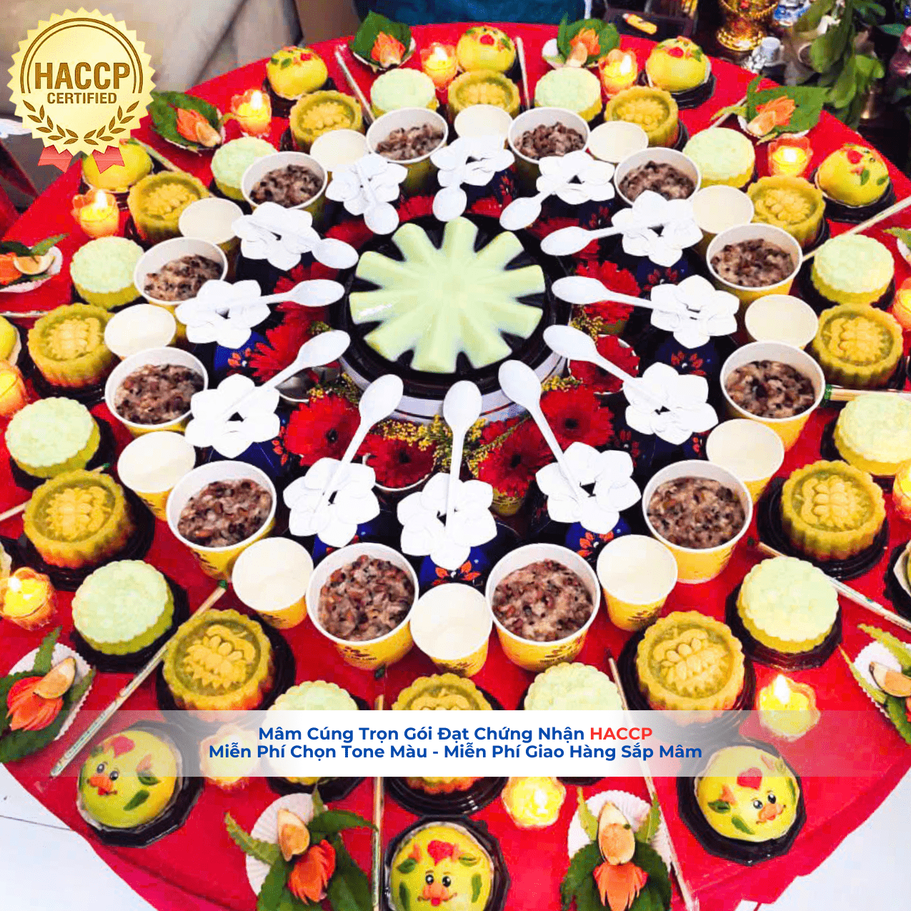 Mâm cúng thôi nôi