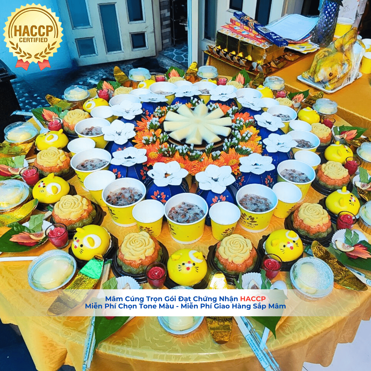 Mâm Cúng Đầy Tháng VIP2