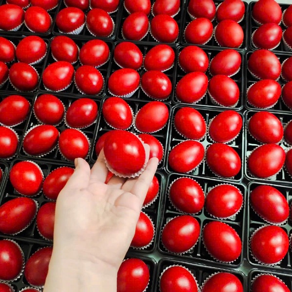 Trứng Gà Đỏ May Mắn Trong Mâm Cúng Đầy Tháng Thôi Nôi