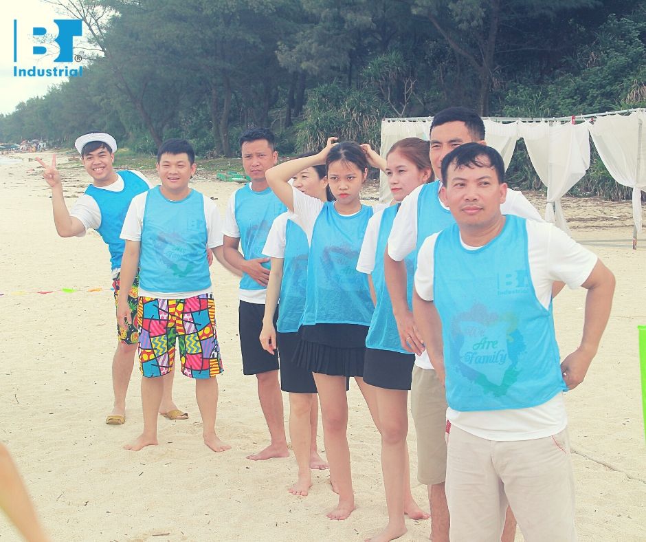 Nụ cười trong ngày diễn ra hoạt động team building