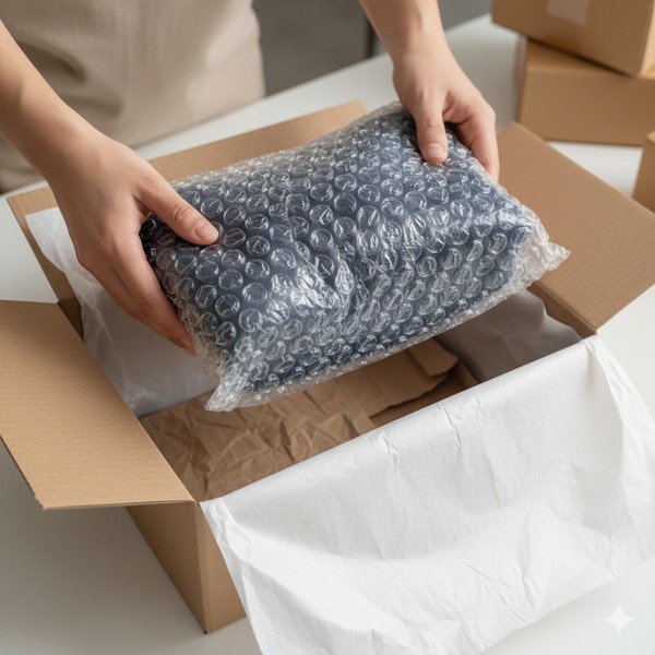 Bảo vệ quần áo bằng bằng lớp chống sốc khi vận chuyển đi xa