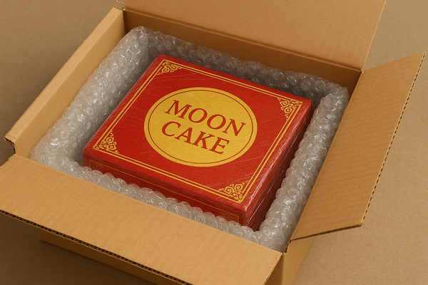 Đóng gói bánh trung thu vận chuyển bạn cần chèn lót chống sốc trong thùng carton