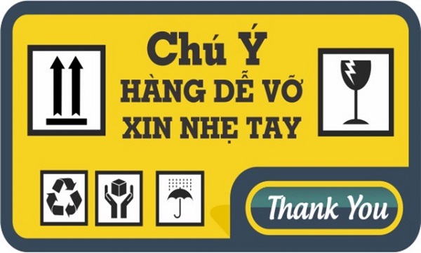 Tem dán giấy bọc đồ dễ vỡ