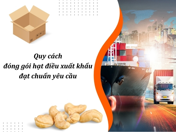 Tìm hiểu quy cách đóng gói hạt điều xuất khẩu đạt chuẩn xuất khẩu