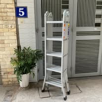 Thang nhôm 4 khúc Ninda ND-405 cao 5,7m