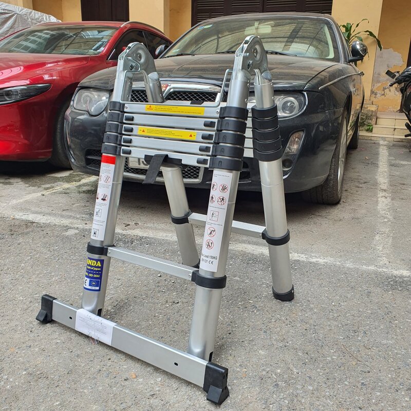 Thang rút chữ A ĐAI ĐEN Ninda ND-50AI