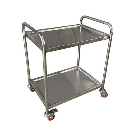Xe đẩy hàng inox 2 tầng 300kg