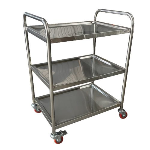 Xe đẩy hàng inox 3 tầng 300kg