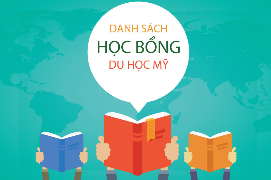 danh sách học bổng du học mỹ