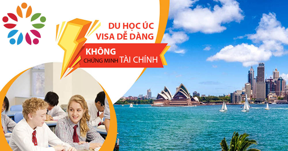 du học úc không cần chứng minh tài chính