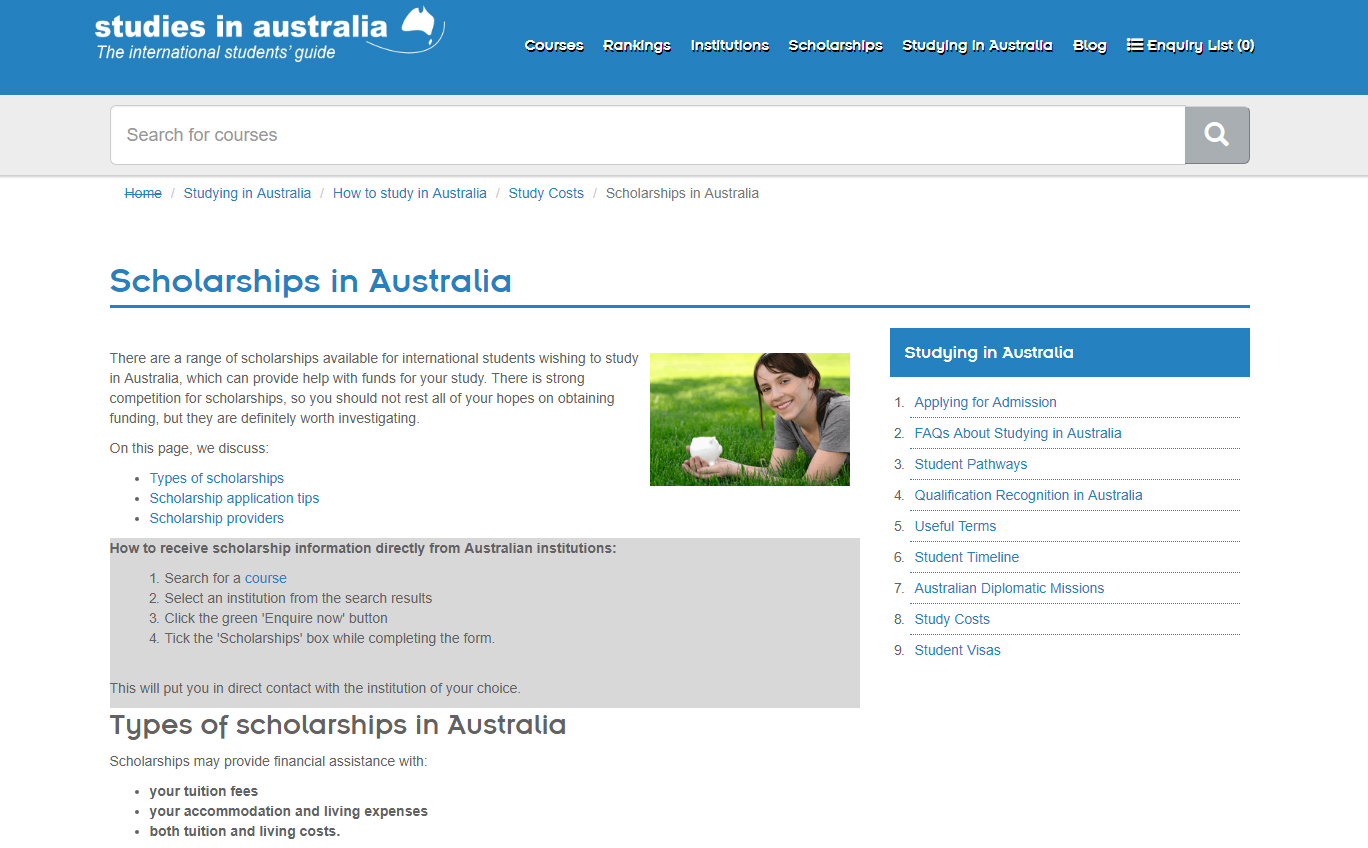 săn học bổng úc