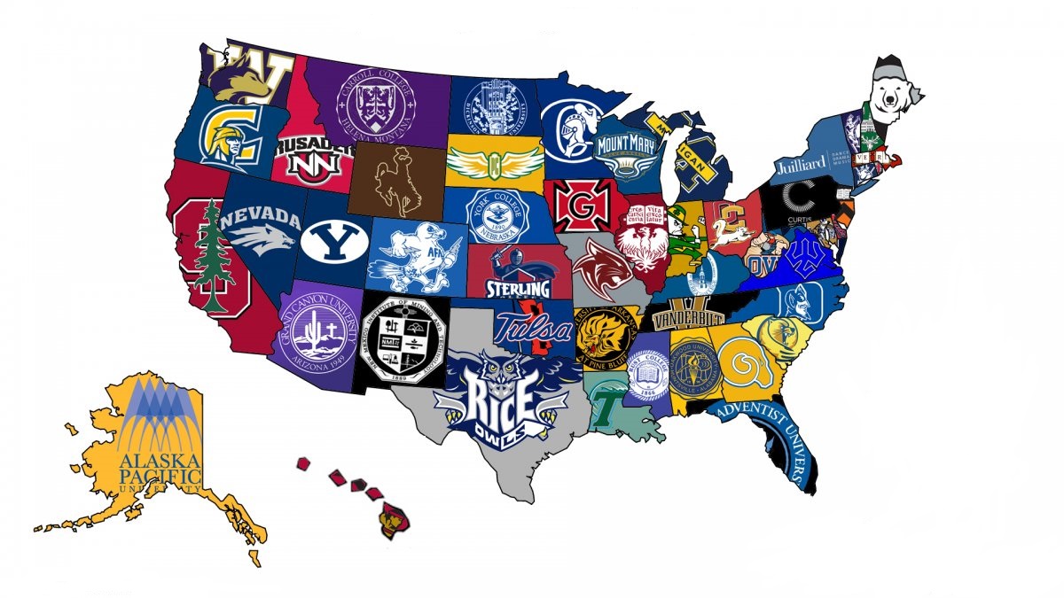 học tập tại 50 bang của mỹ