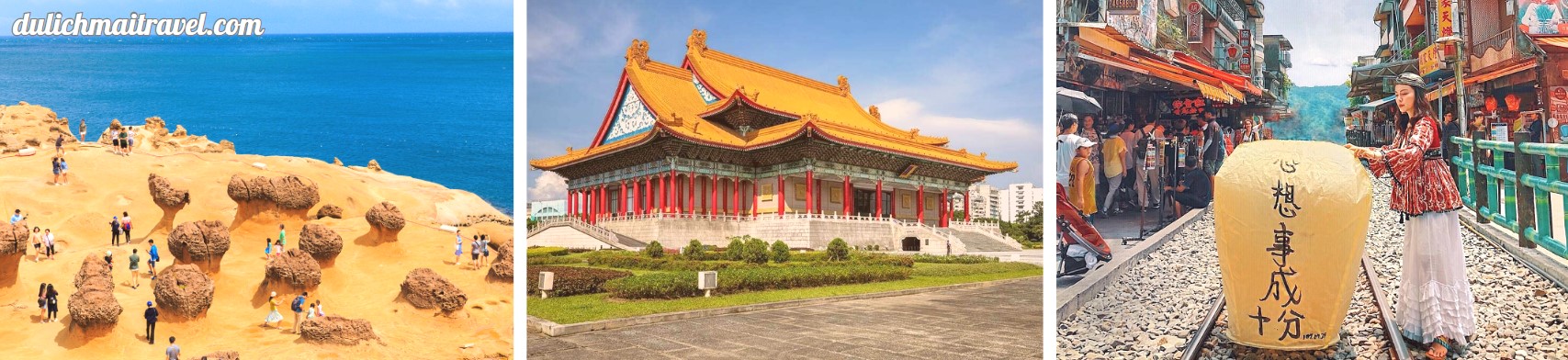 tour đài loan 5 ngày 4 đêm từ sài gòn, tour đài loan giá rẻ, làng cổ thập phần