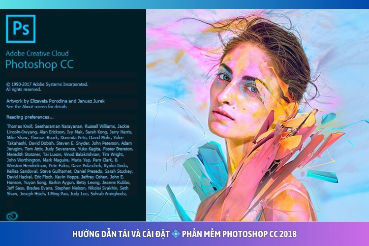 Tải Photoshop 2018 full crack - Hướng dẫn cài đặt chi tiết