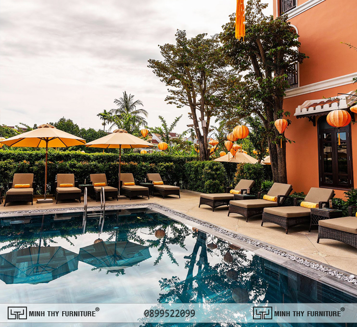 ghế nằm bể bơi cao cấp