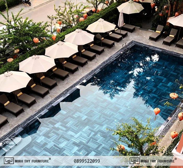 Ghế hồ bơi ngoài trời