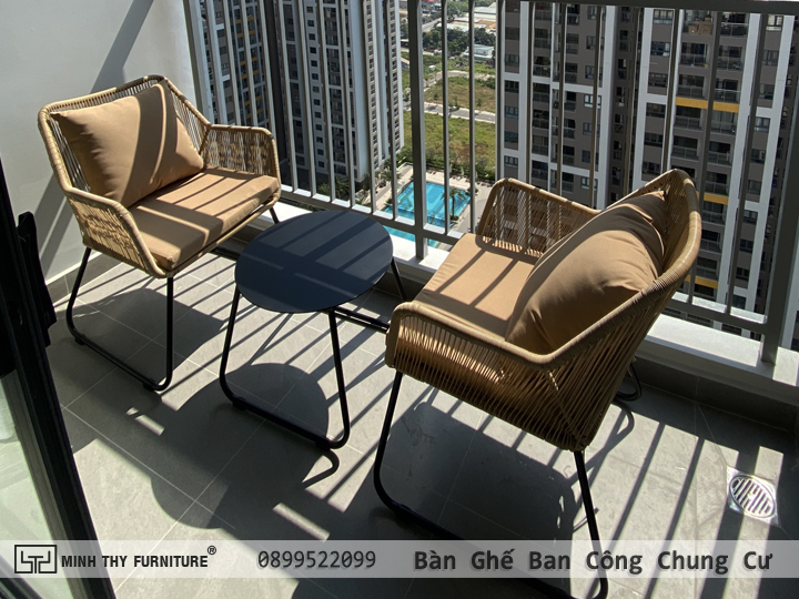 Bàn Ghế Ban Công Giả Mây Chung Cư