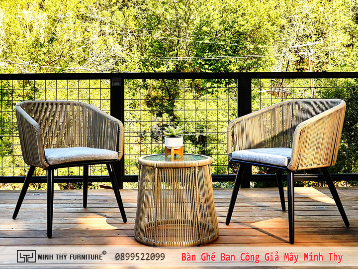 Bàn Ghế Ban Công Bằng Mây
