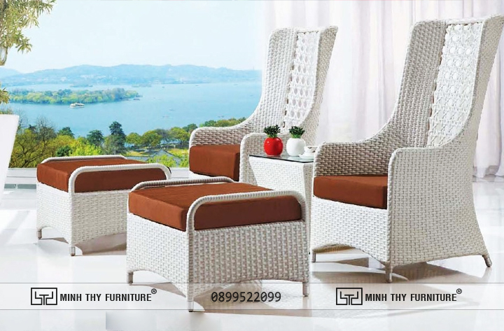 bàn ghế cafe giả mây cao cấp MT2A73